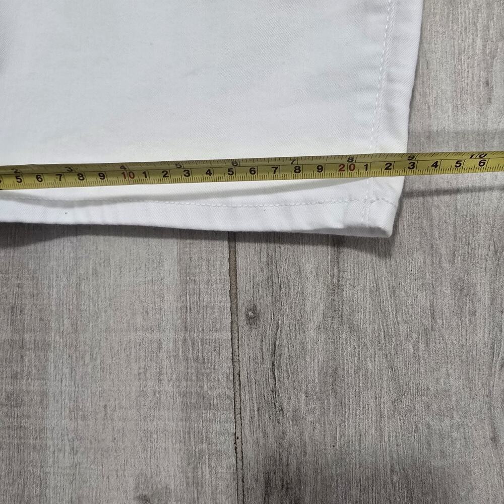 Westbound Cotton Blend Strech Capri Pants White Mid Rise Summer Size 22 W. - Picture 5 of 12
